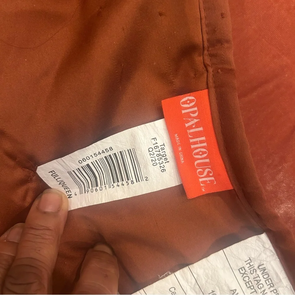 Opalhouse Velvet Quilted Comforter 2 Pillow Shams Blush Romantic Boho Cosy - Picture 4 of 9